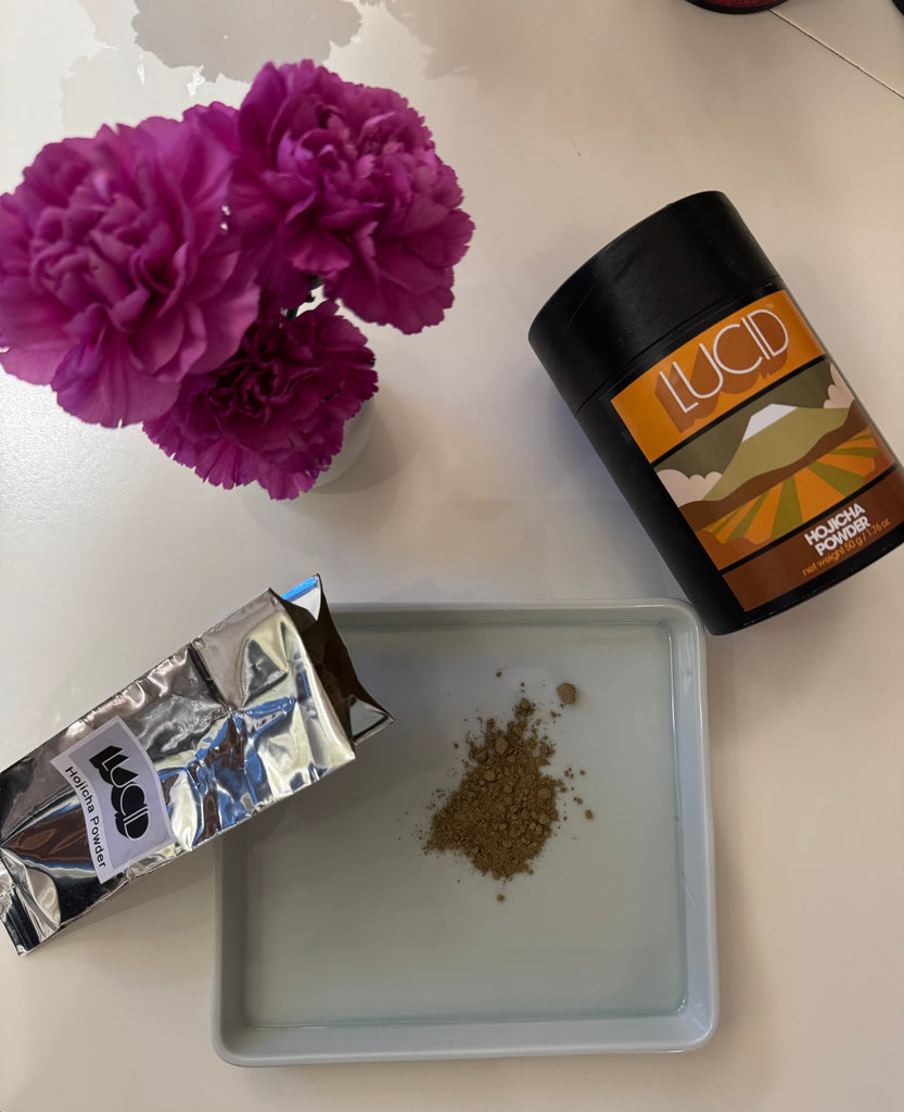 organic hojicha - roasted japanese green tea powder